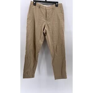H&M Men's Tan Slim-Fit Solid Pants SZ 33